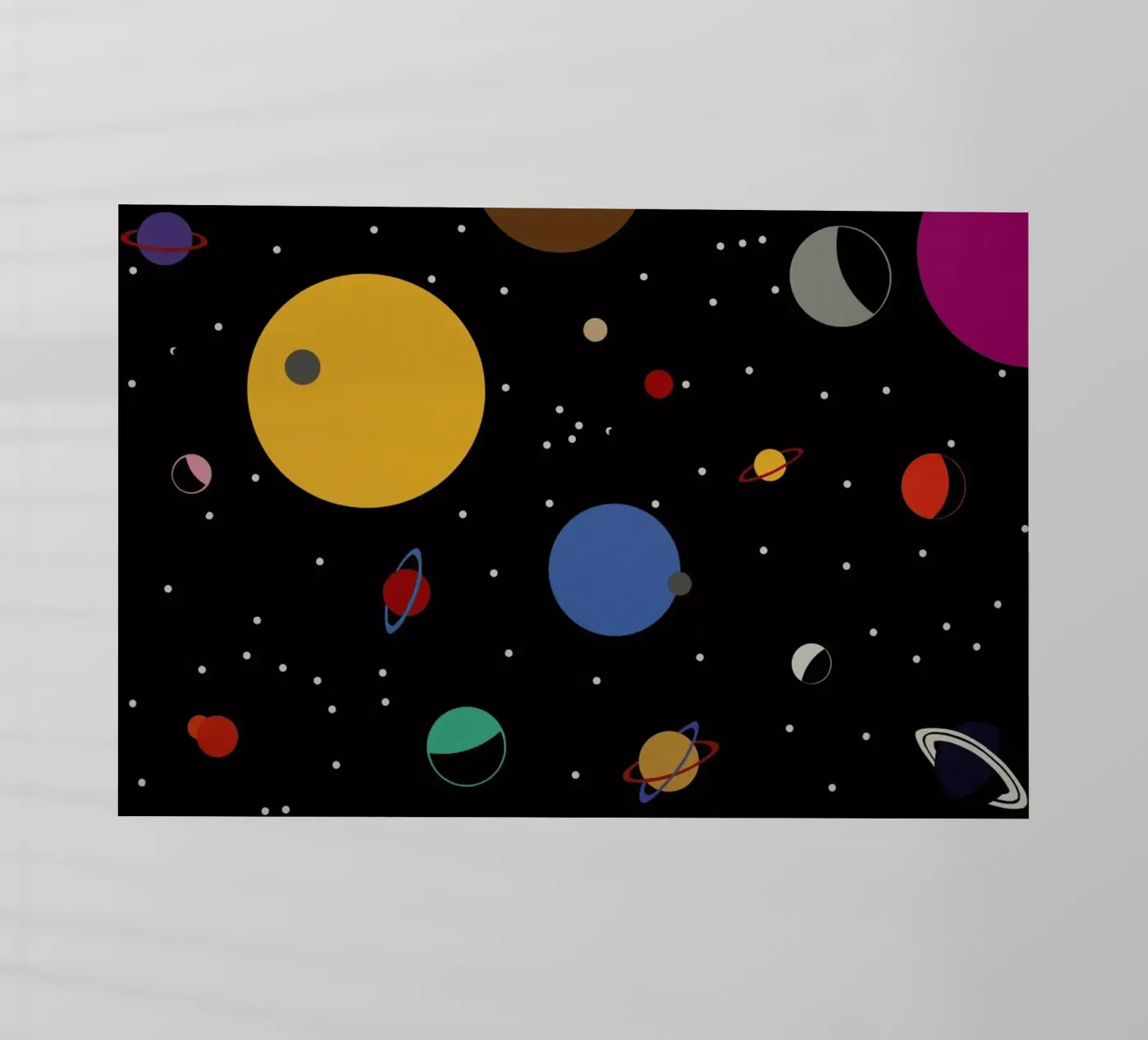 Outer Space pellicola backlit da Rosi Feist