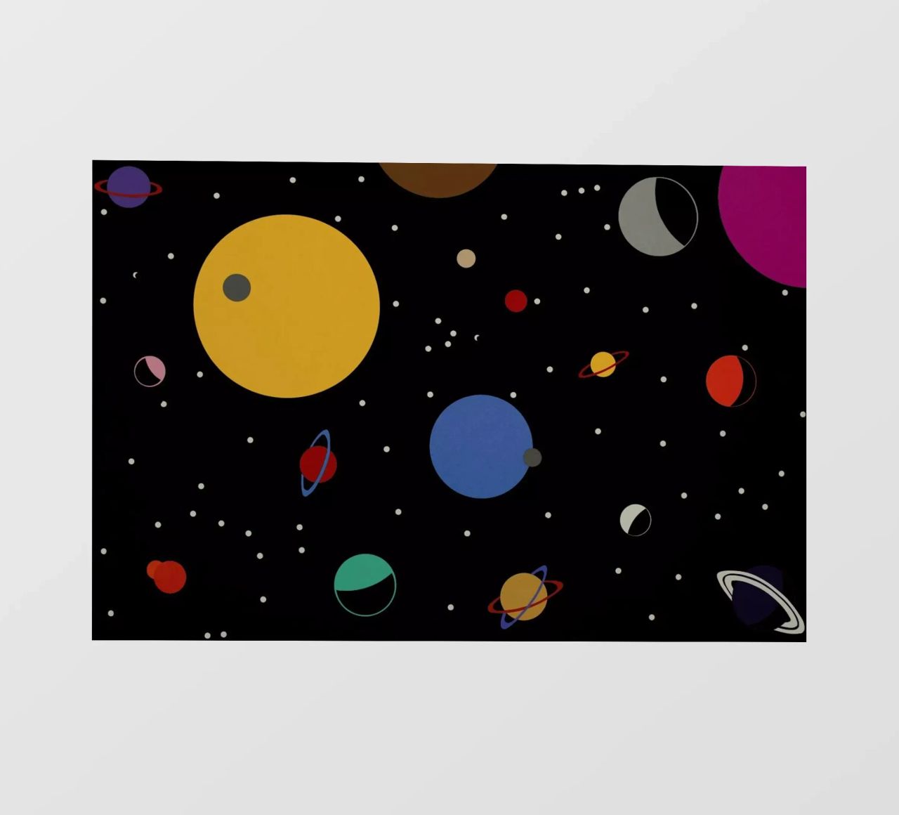 Outer Space pellicola backlit da Rosi Feist