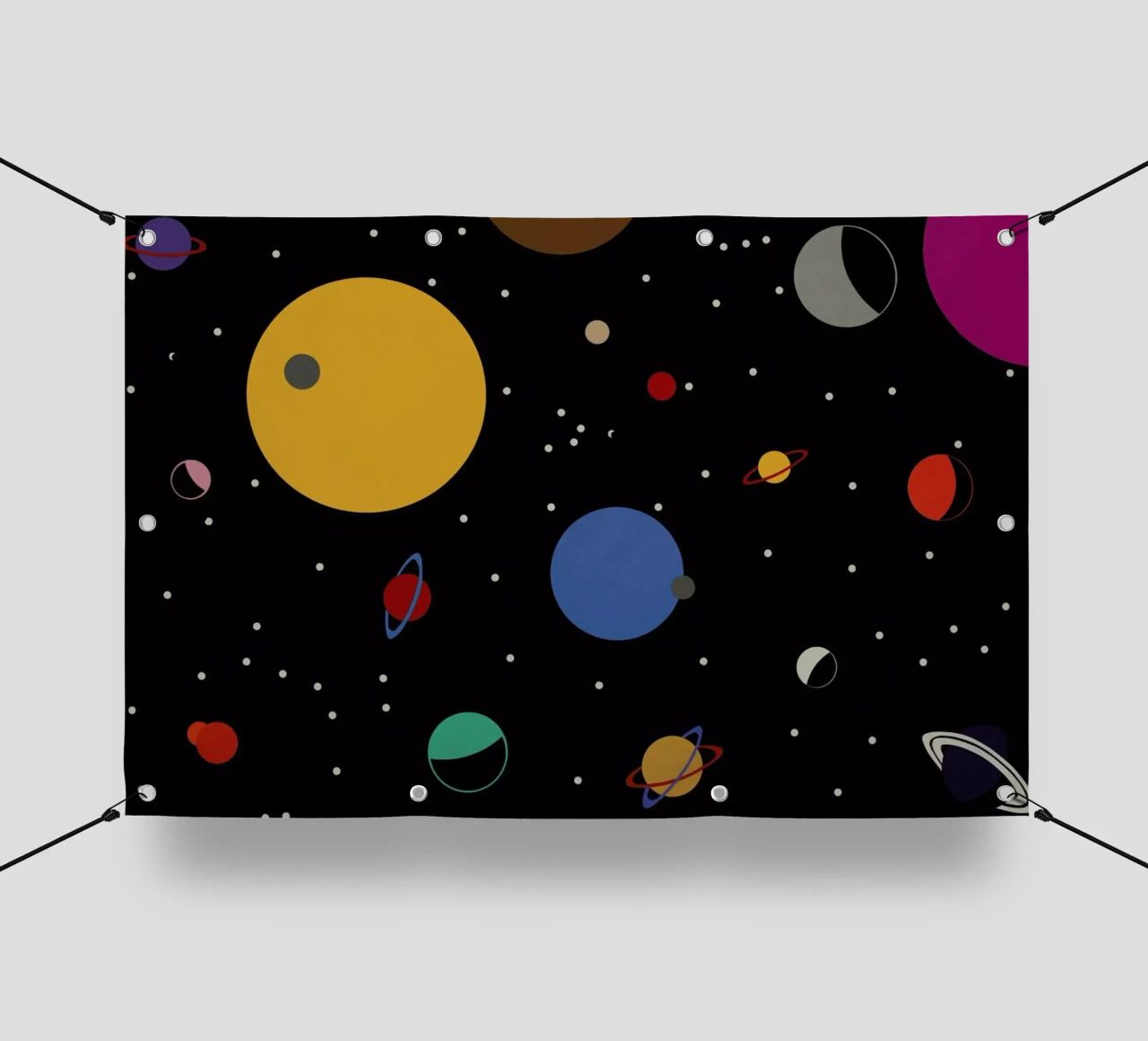 Outer Space telo in pvc da Rosi Feist