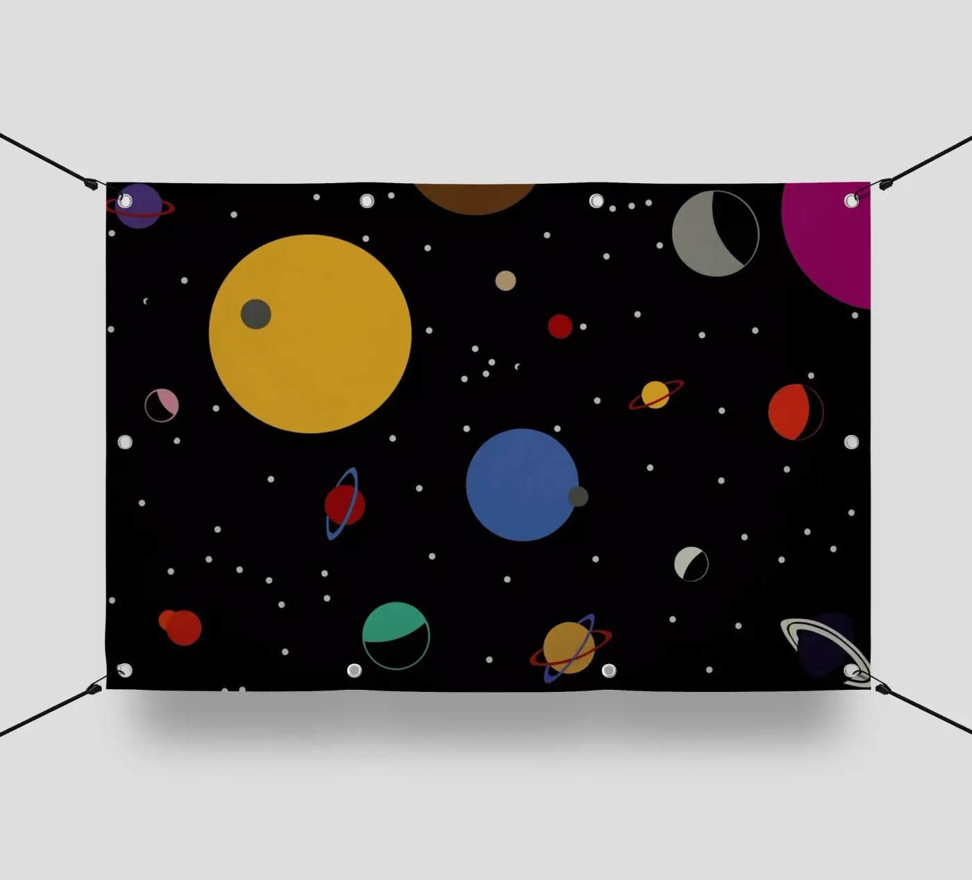 Outer Space telo in pvc da Rosi Feist