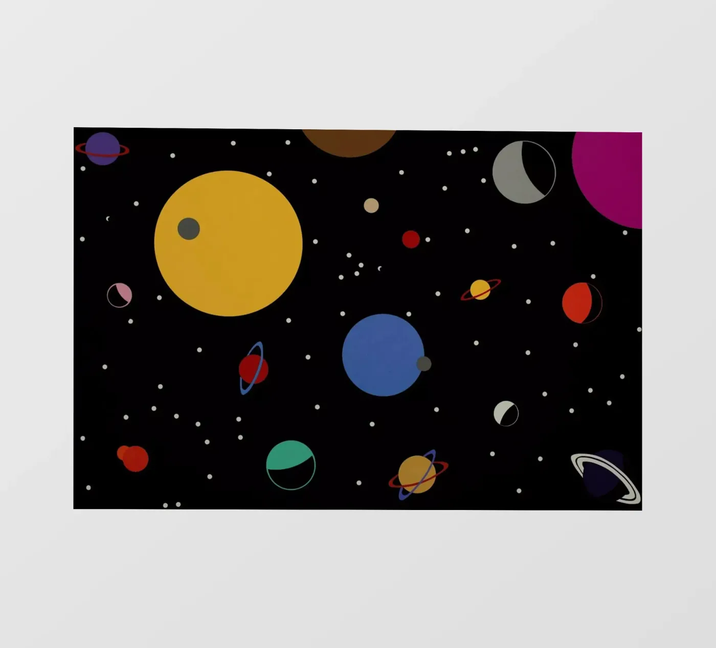 Outer Space telo in pvc da Rosi Feist