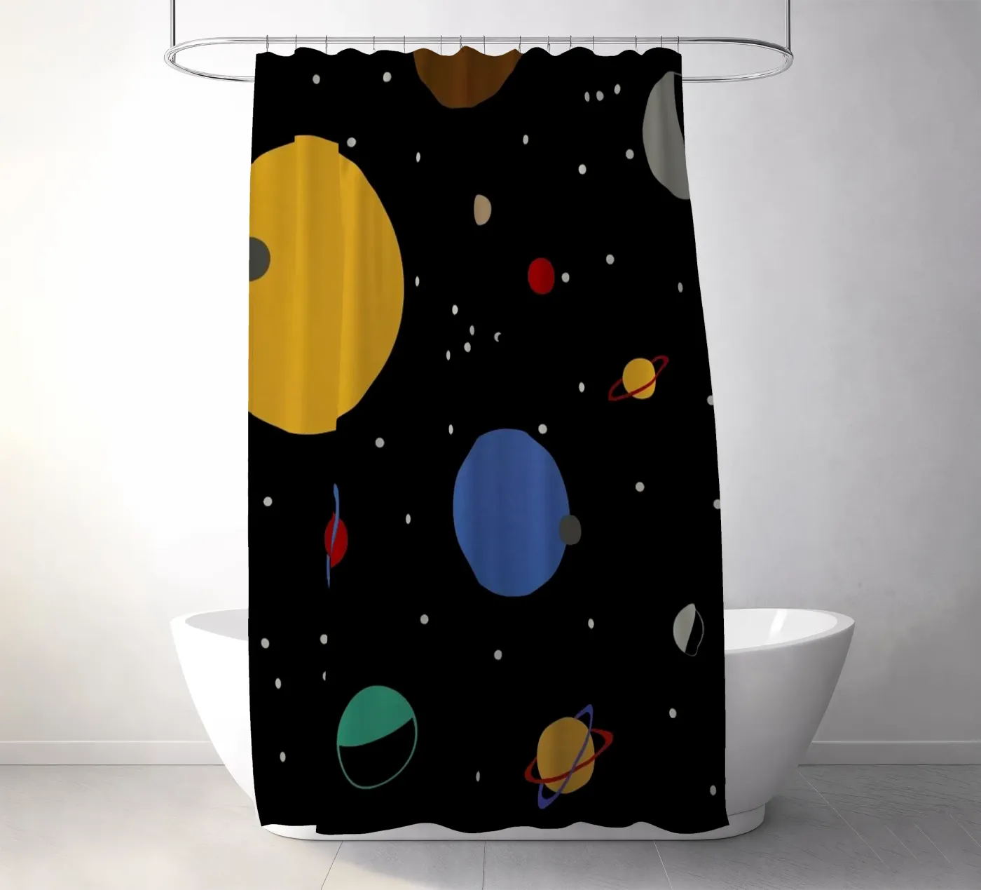 Outer Space douchegordijn van Rosi Feist