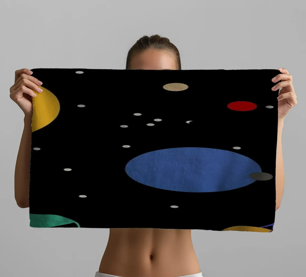 Outer Space asciugamano da bagno da Rosi Feist