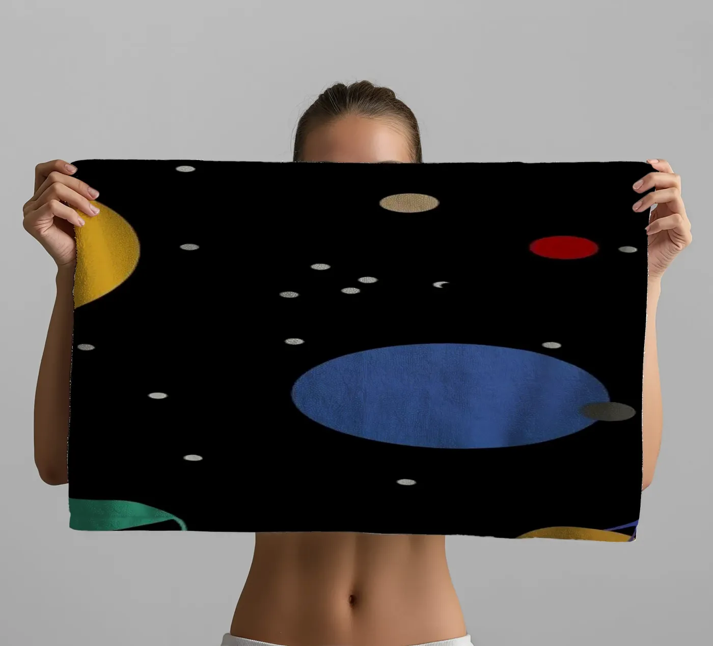 Outer Space towel by Rosi Feist