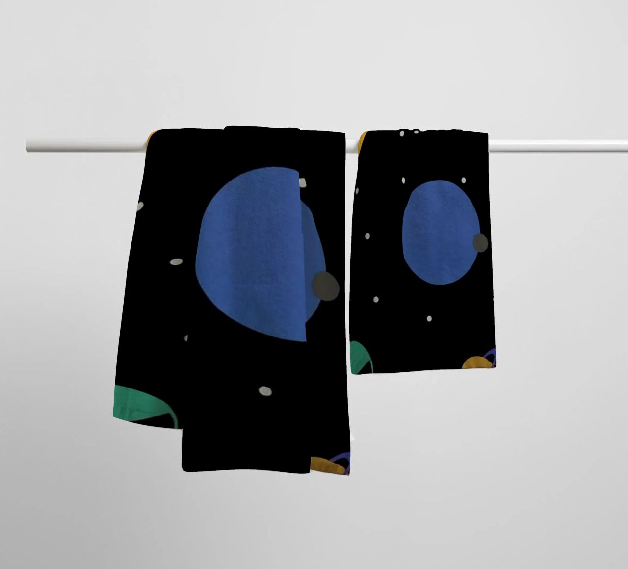 Outer Space Handtuch von Rosi Feist