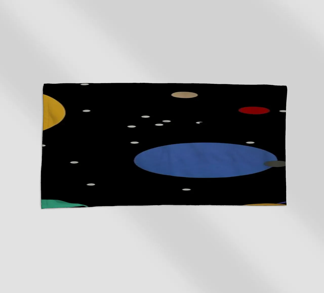 Outer Space toalla de playa de Rosi Feist