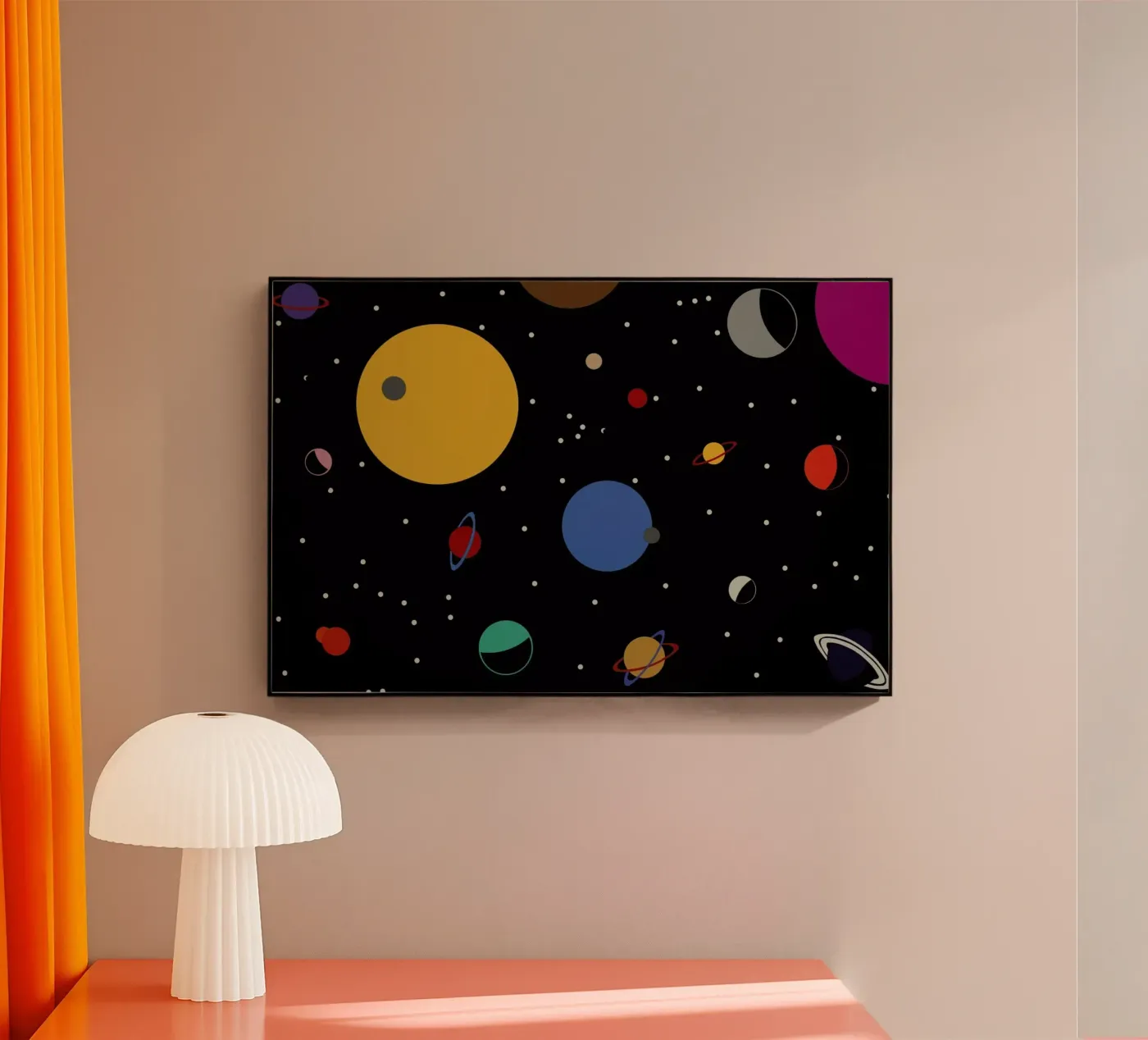 Outer Space acrylic glass by Rosi Feist