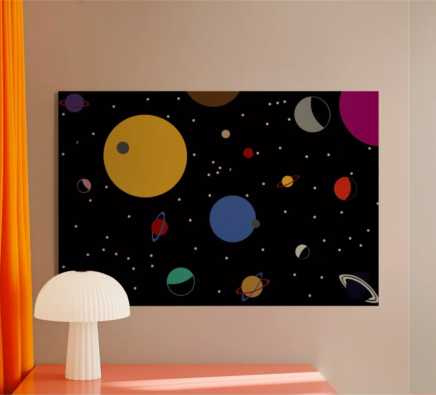 Outer Space acrylic glass by Rosi Feist