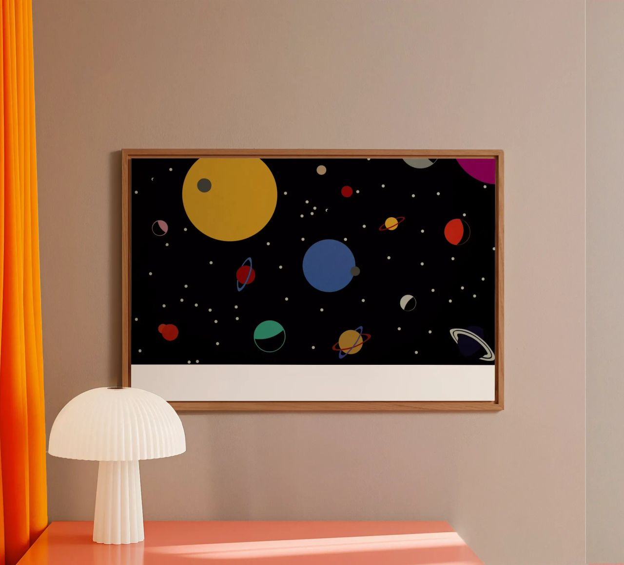 Outer Space alluminio dibond da Rosi Feist