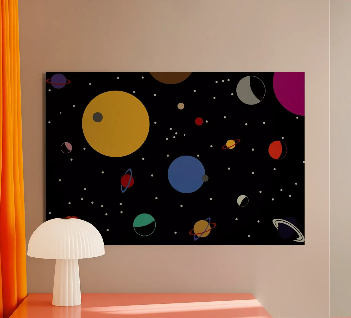 Outer Space alluminio dibond da Rosi Feist