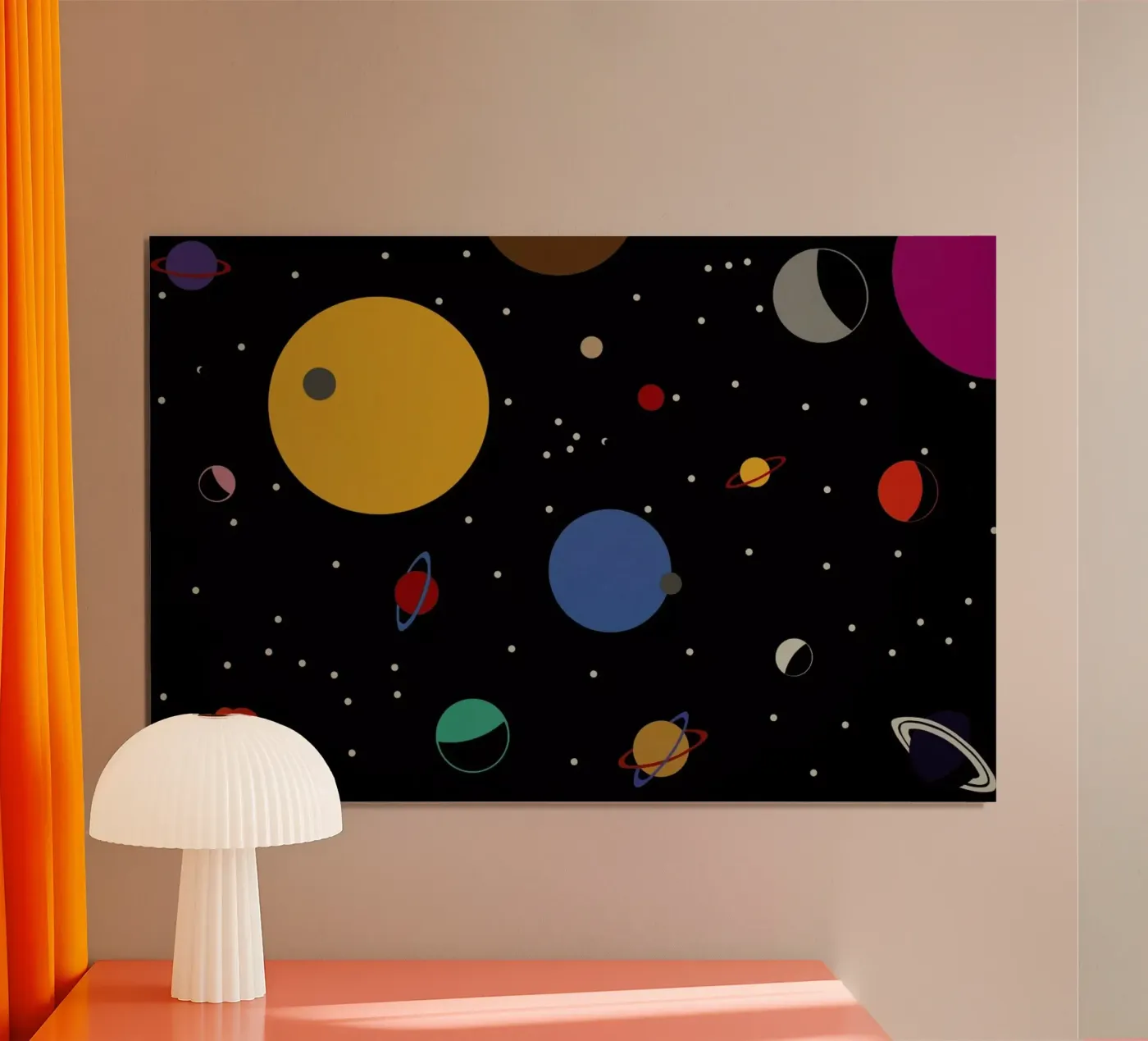 Outer Space poster van Rosi Feist