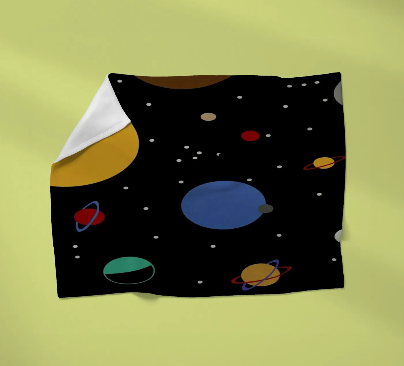 Outer Space Fleecedecke von Rosi Feist