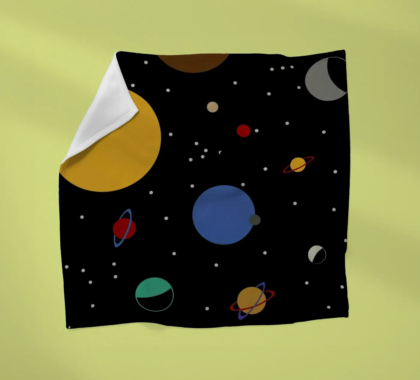 Outer Space Fleecedecke von Rosi Feist