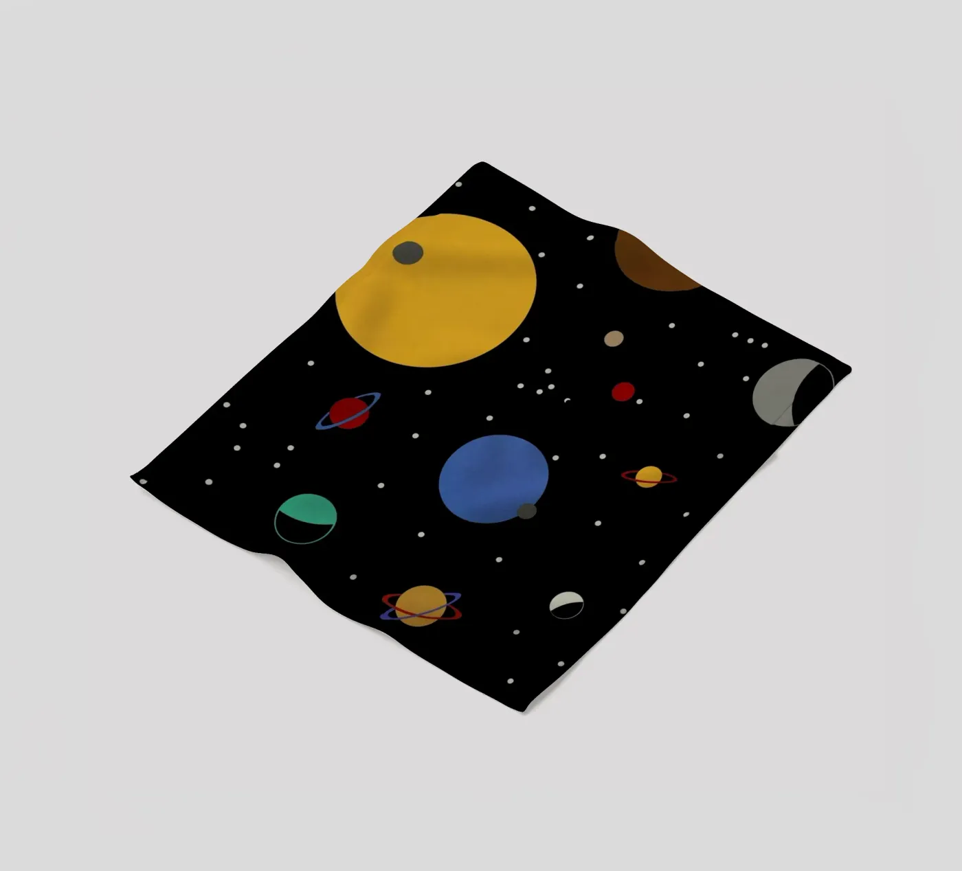 Outer Space Fleecedecke von Rosi Feist