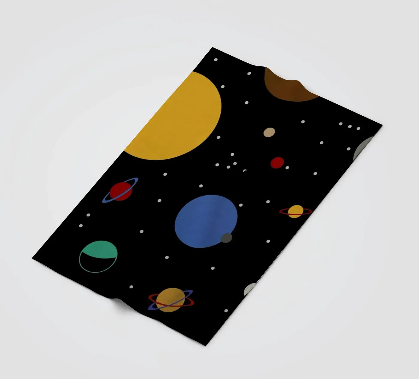 Outer Space Fleecedecke von Rosi Feist