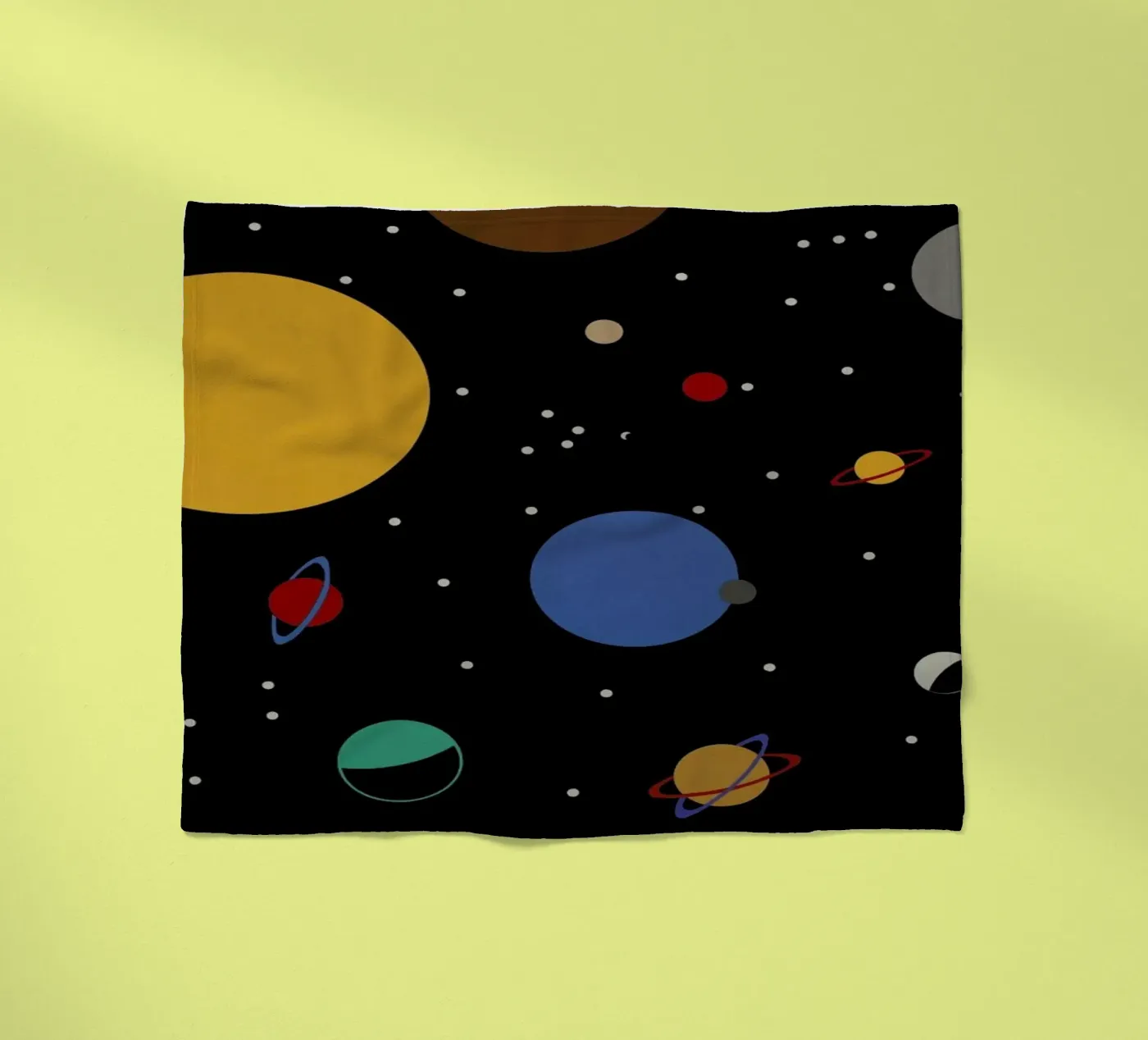 Outer Space Fleecedecke von Rosi Feist