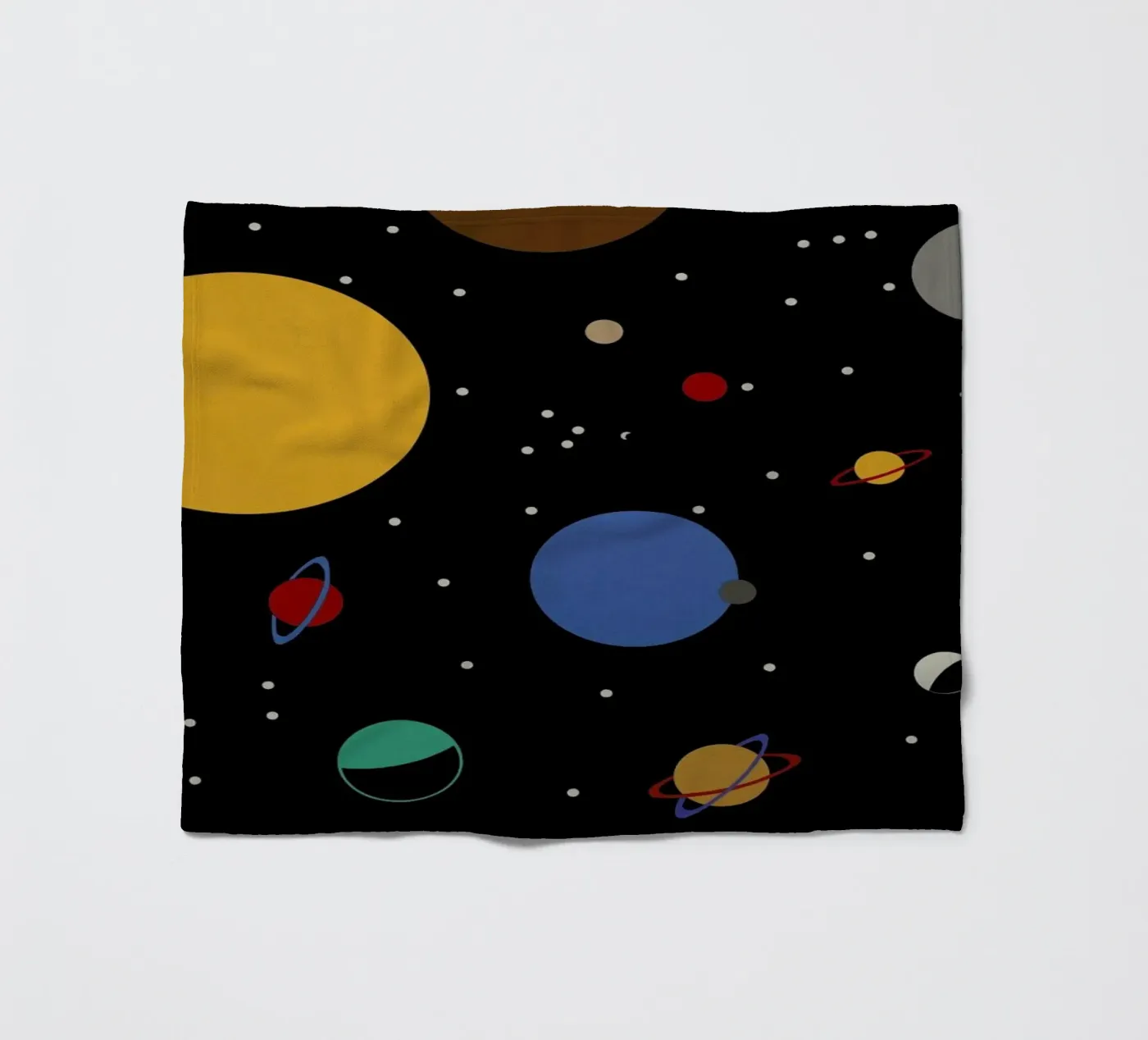 Outer Space Fleecedecke von Rosi Feist
