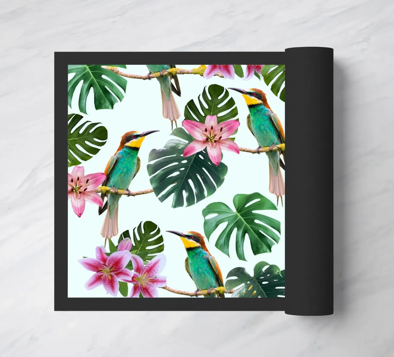 Uccelli e fiori zerbino da berwies design