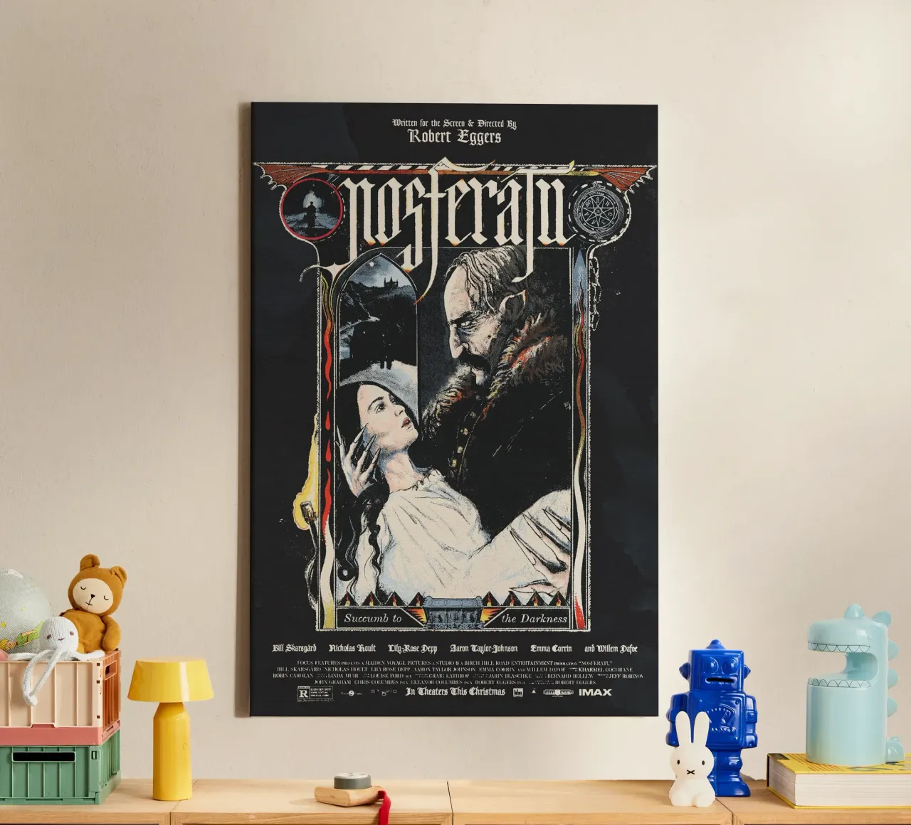 Nosferatu / 2024 tela con Cornice a cassetta da Attaboy Dsgn