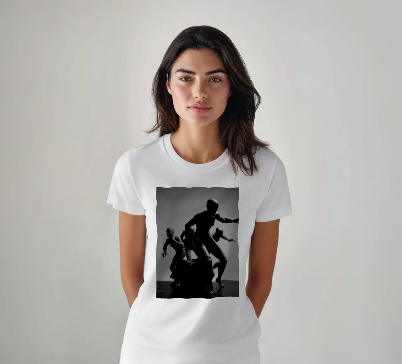 Figures in motion capturing the essence of struggle t-shirt by DesignDoodle