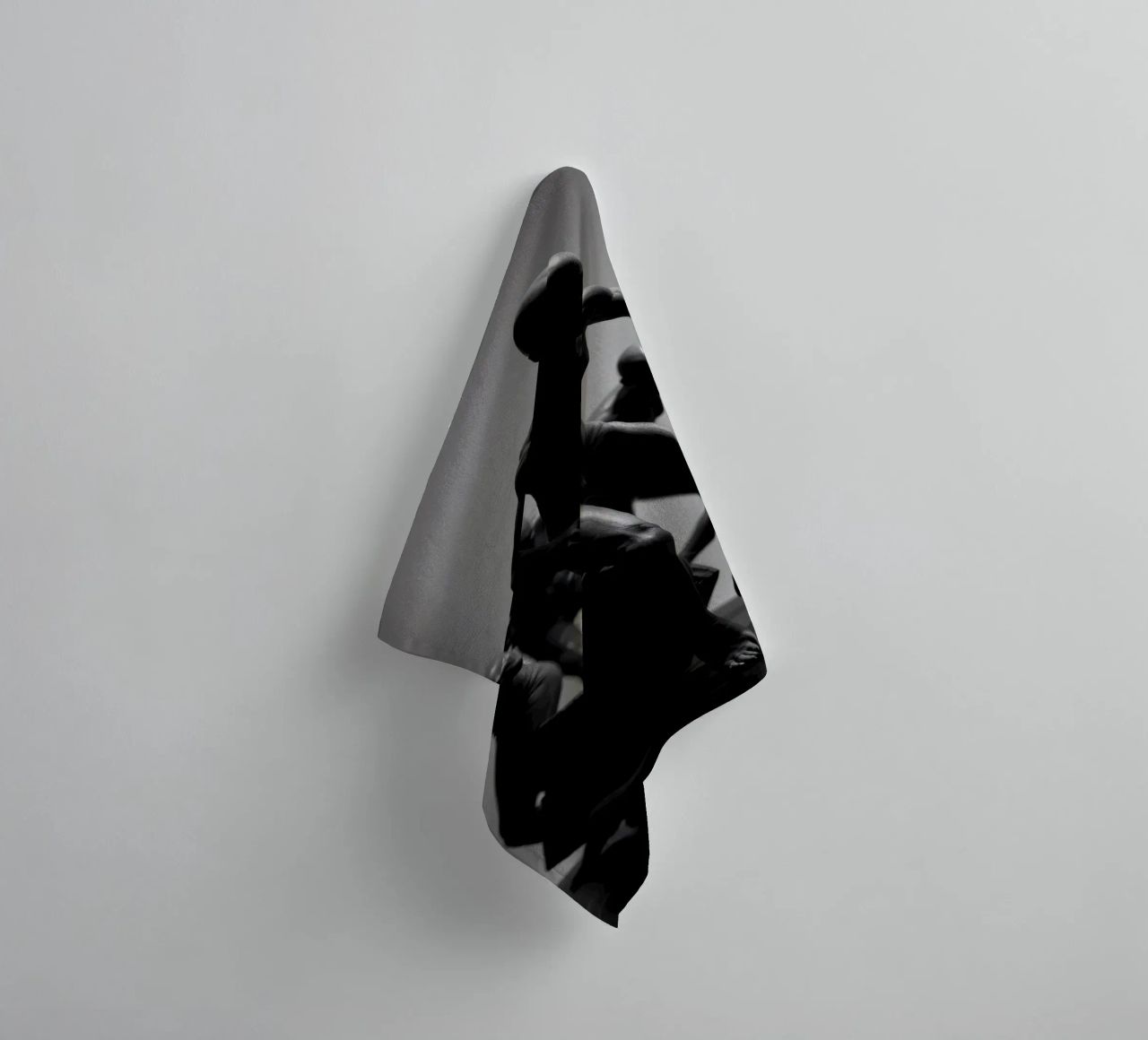Figures in motion capturing the essence of struggle towel by DesignDoodle