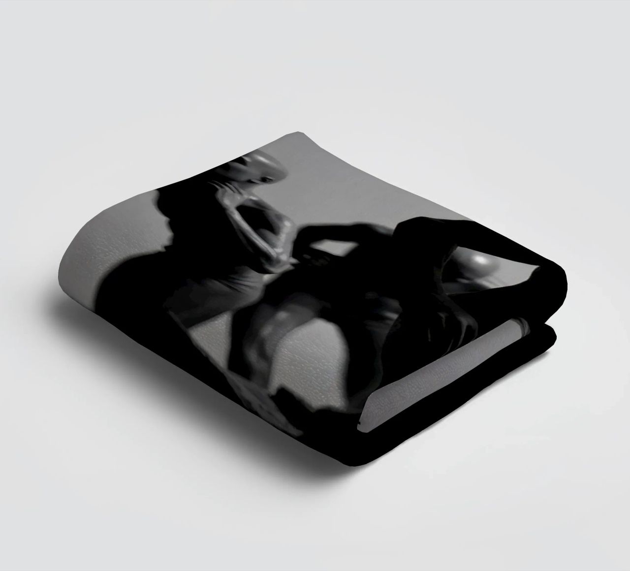 Figures in motion capturing the essence of struggle towel by DesignDoodle