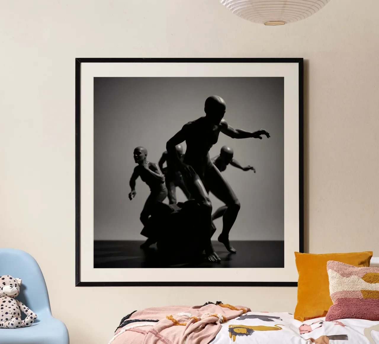 Figures in motion capturing the essence of struggle hahnemühle by DesignDoodle
