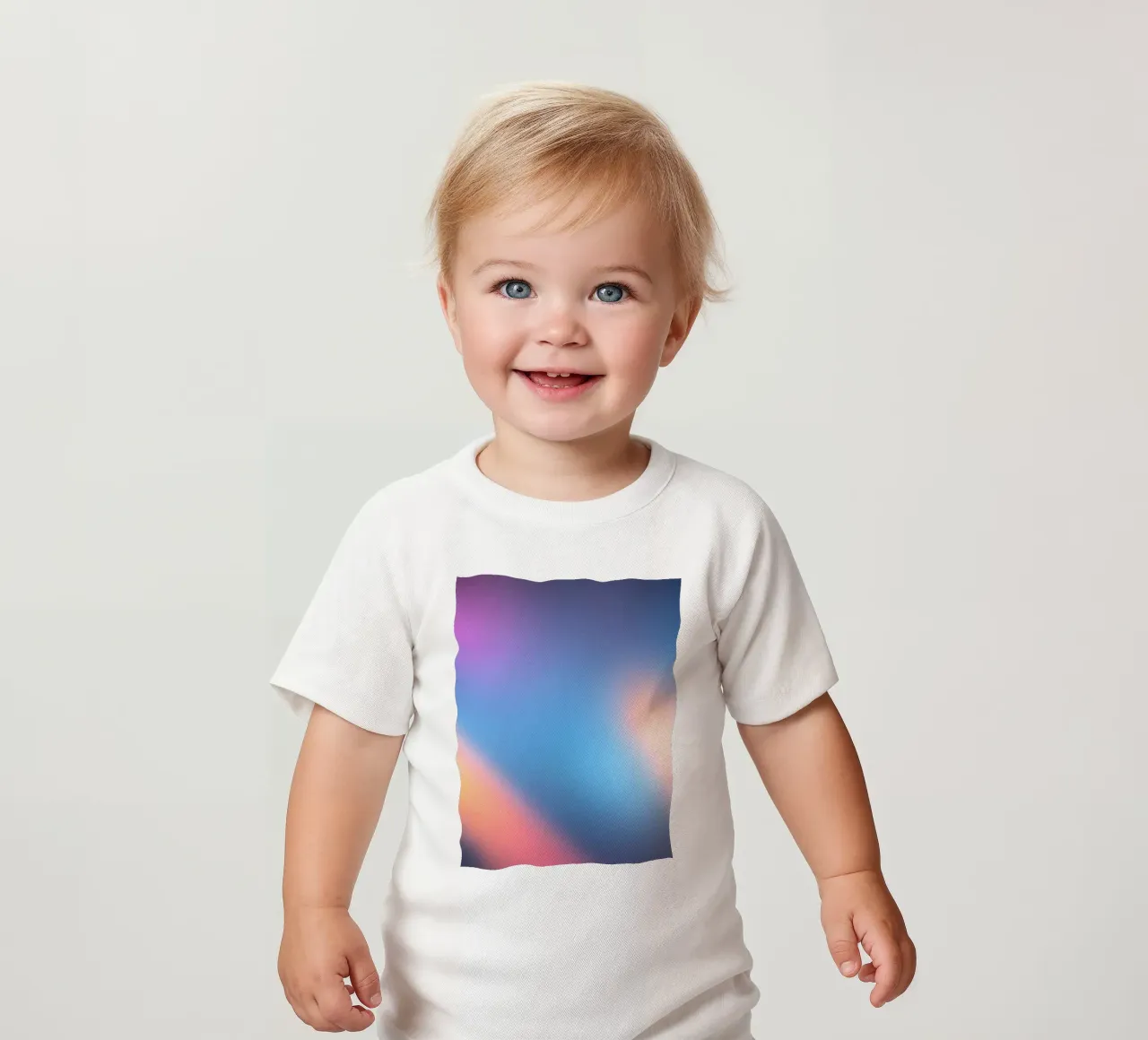 Gradienti di luce colorata creano uno sfondo astratto maglietta neonato da DesignDoodle