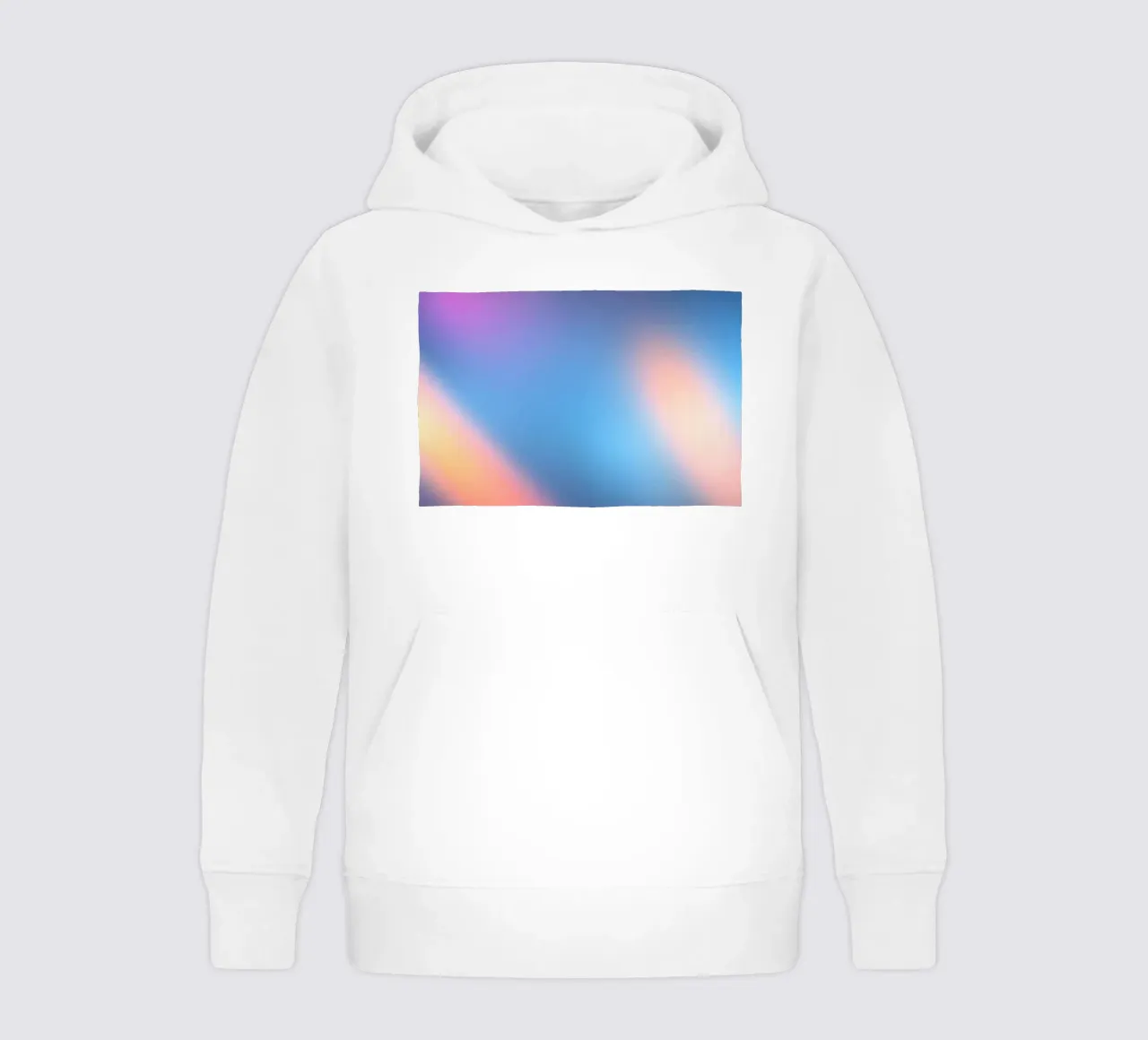 Gradienti di luce colorata creano uno sfondo astratto felpa bambino con cappuccio da DesignDoodle