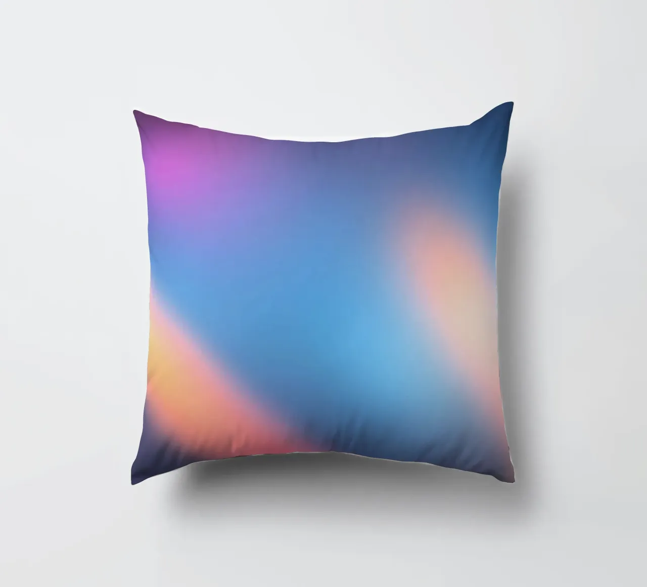 Gradienti di luce colorata creano uno sfondo astratto cuscino da DesignDoodle