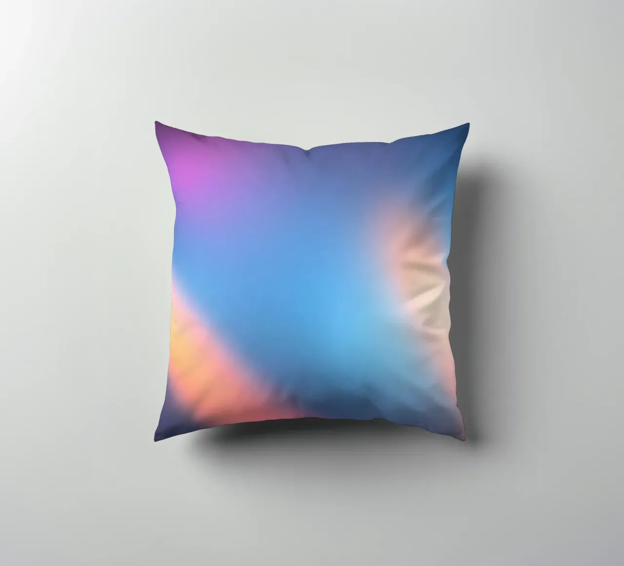 Gradienti di luce colorata creano uno sfondo astratto cuscino da DesignDoodle