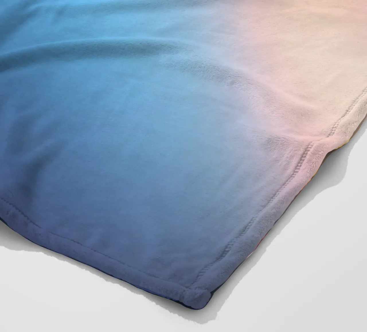 Colorful light gradients create an abstract backdrop fleece blanket by DesignDoodle
