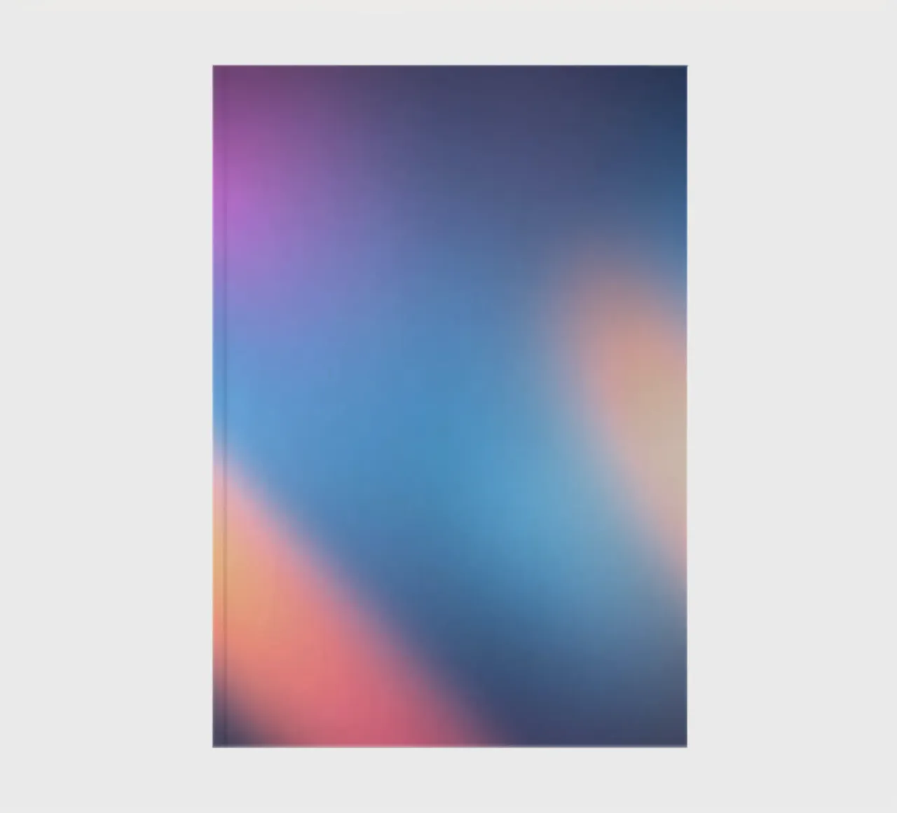 Colorful light gradients create an abstract backdrop notebook by DesignDoodle