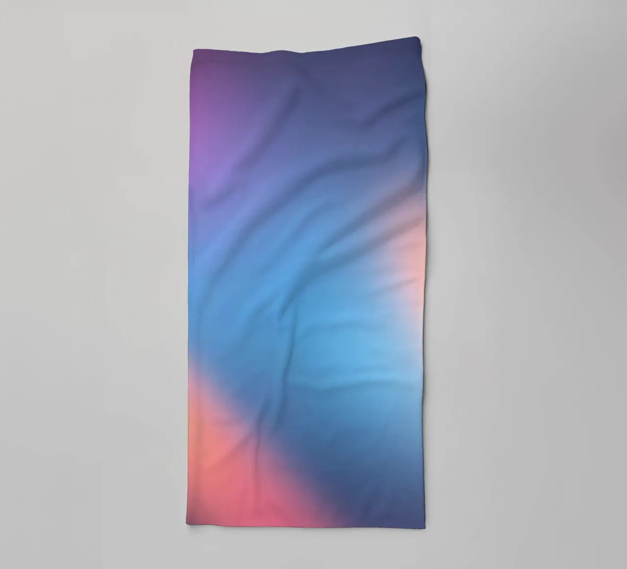 Colorful light gradients create an abstract backdrop towel by DesignDoodle