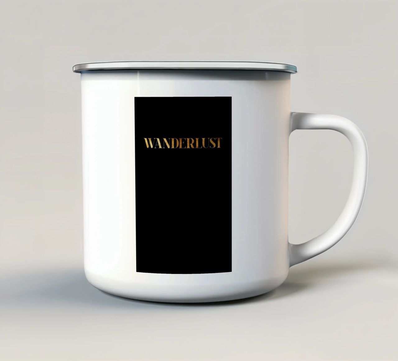 Wanderlust tazza in smalto da Froilein Juno