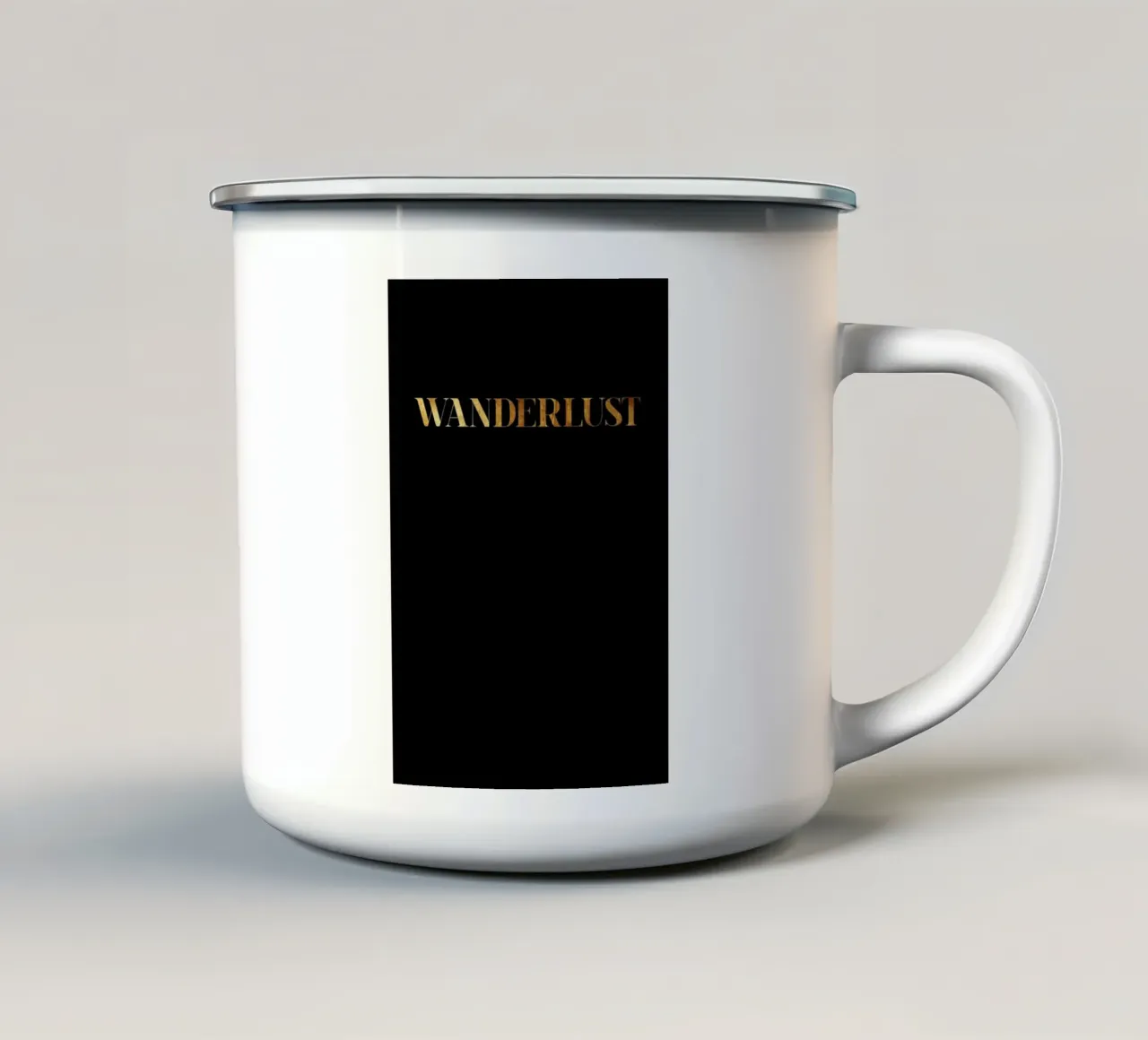Wanderlust tazza in smalto da Froilein Juno
