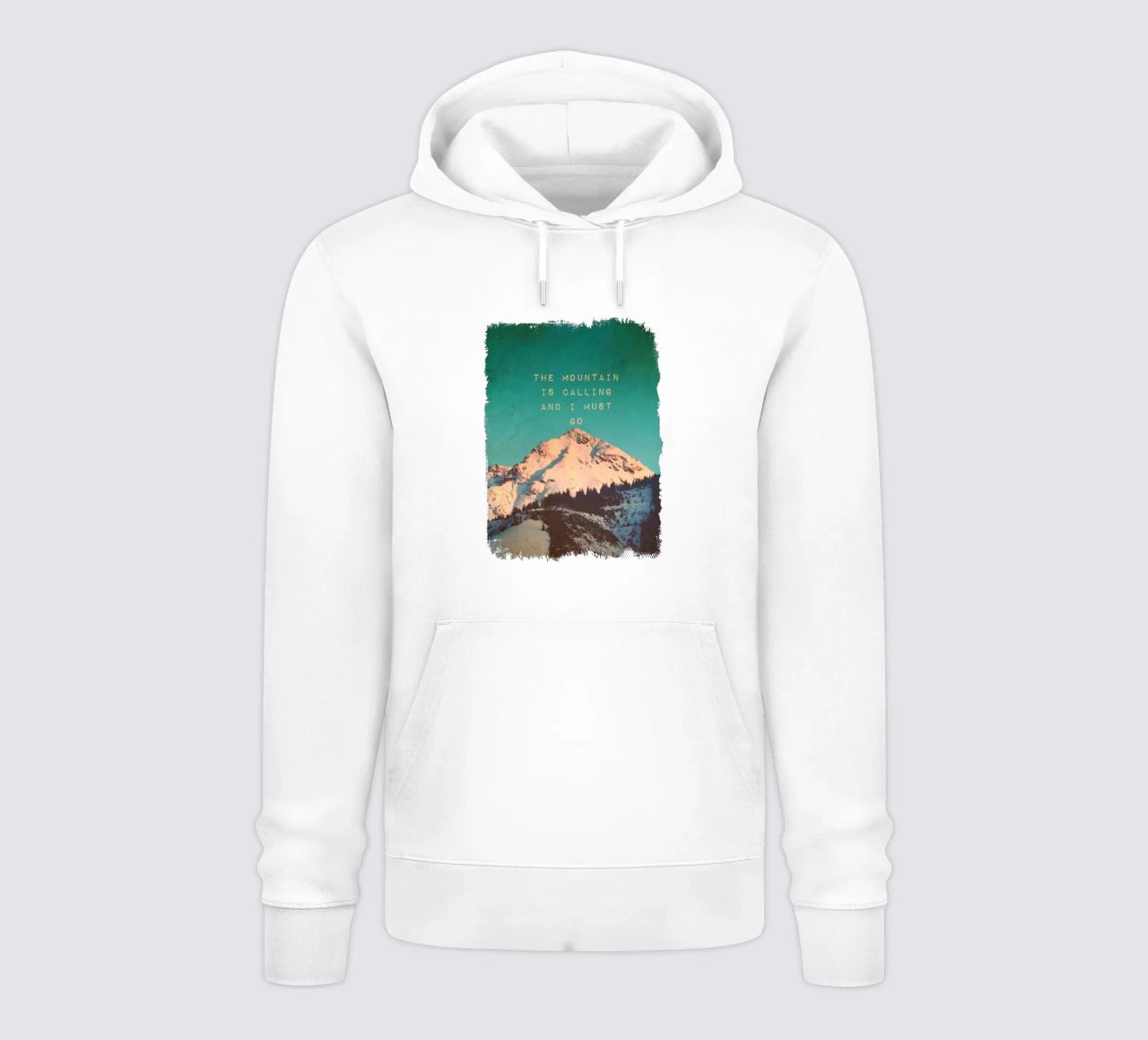 Mountain Is Calling felpa con cappuccio da Monika Strigel