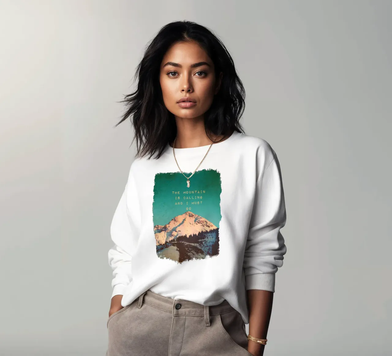 Mountain Is Calling sweat de Monika Strigel