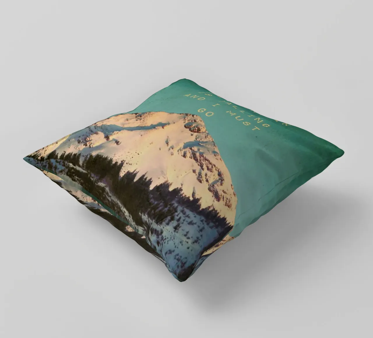 Mountain Is Calling cuscino da Monika Strigel