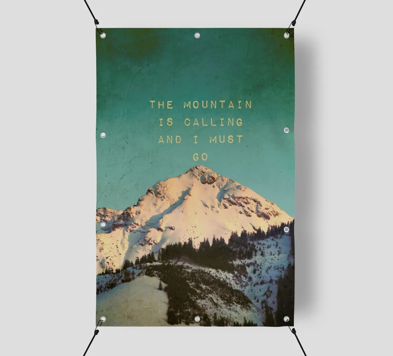Mountain Is Calling telo in pvc da Monika Strigel
