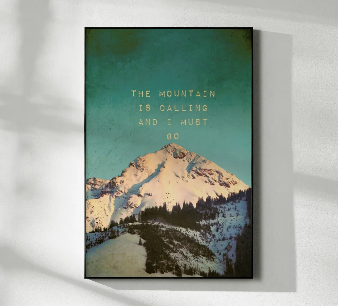 Mountain Is Calling plexiglass da Monika Strigel