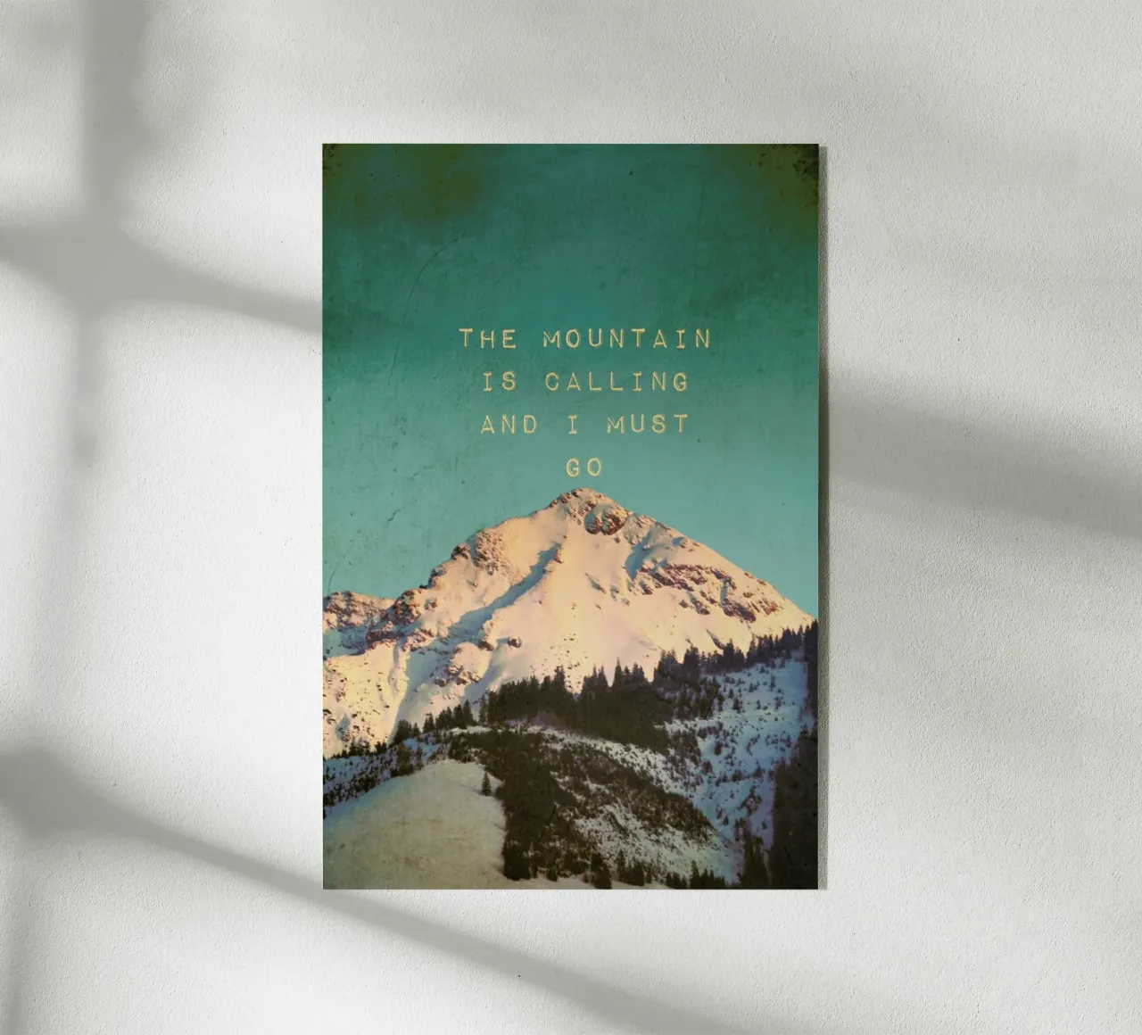 Mountain Is Calling plexiglass da Monika Strigel