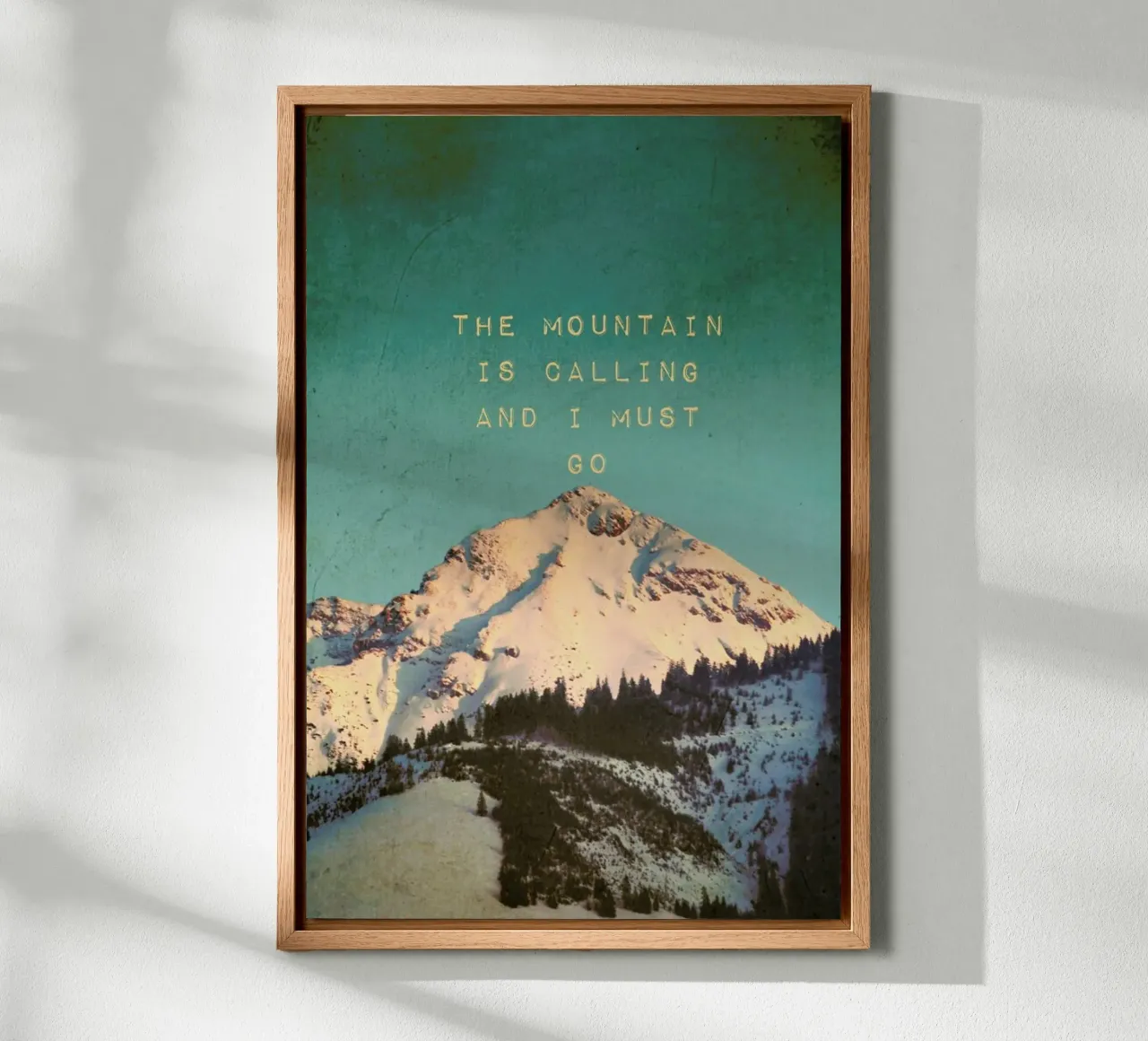 Mountain Is Calling alluminio dibond da Monika Strigel