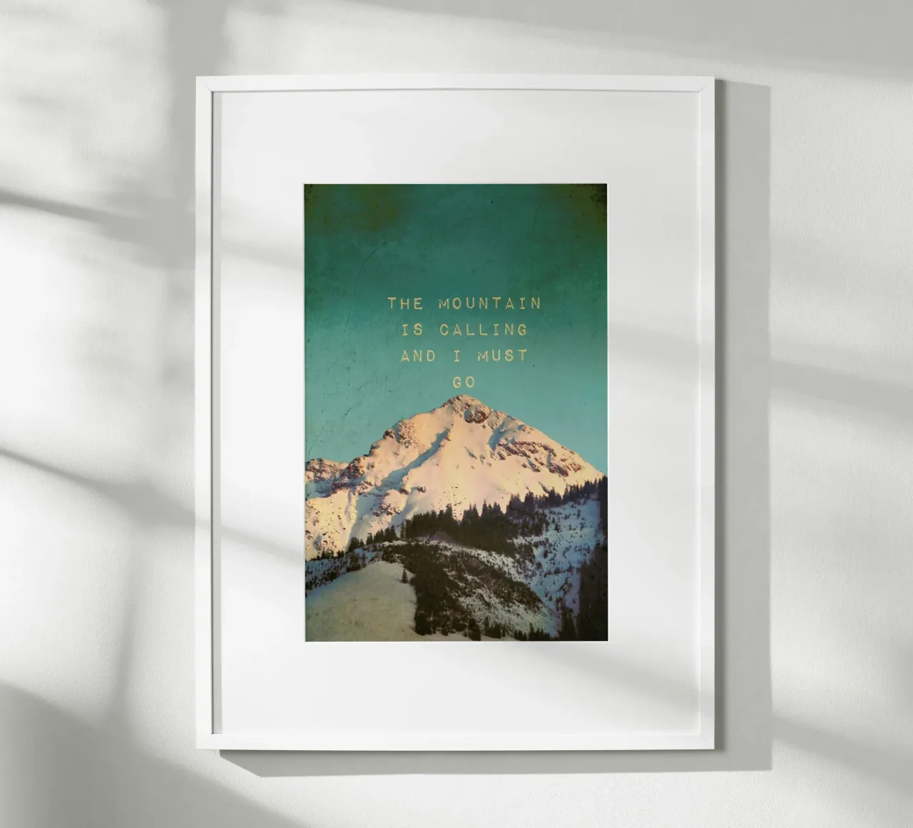 Mountain Is Calling poster da Monika Strigel