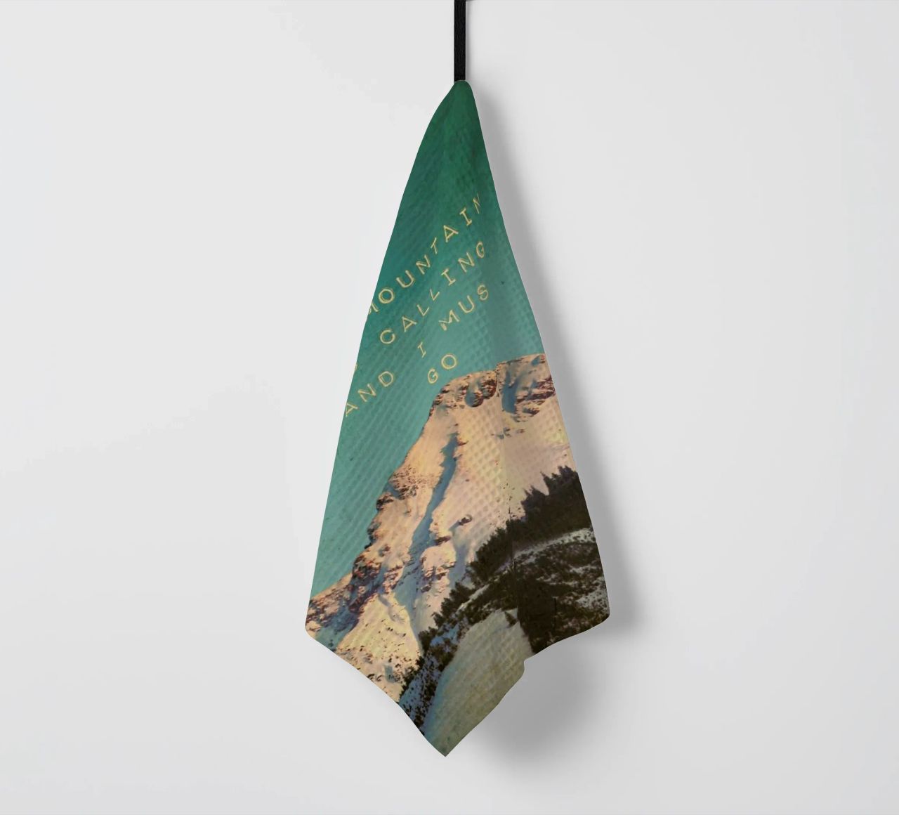 Mountain Is Calling torchon de Monika Strigel