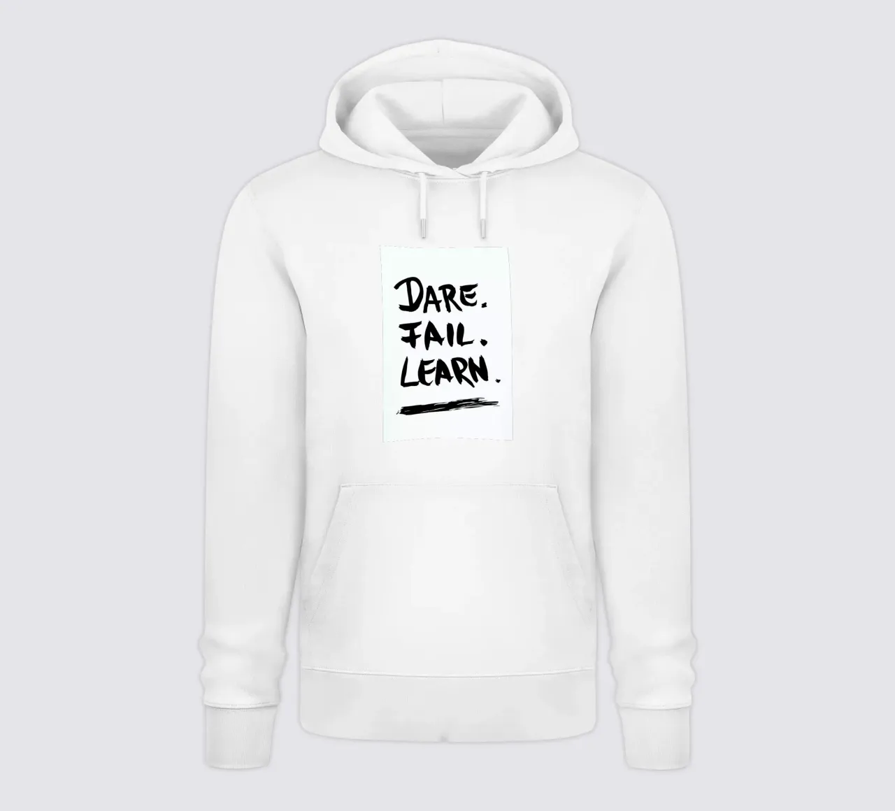 Dare. Fail. Learn. Hoodie von petiteCAPS