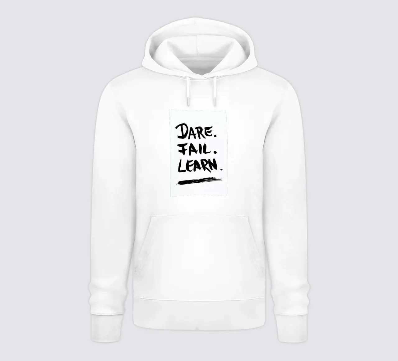 Dare. Fail. Learn. sweat à capuche de petiteCAPS