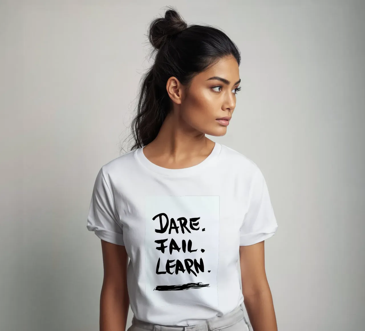 Dare. Fail. Learn. t-shirt da petiteCAPS