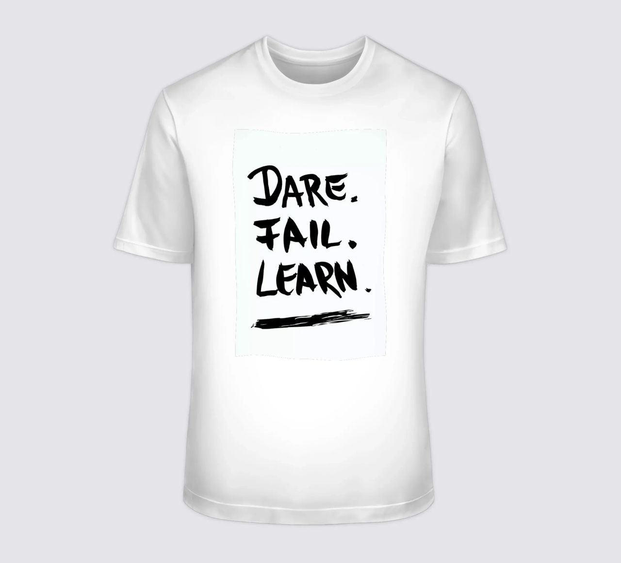 Dare. Fail. Learn. T-Shirt von petiteCAPS