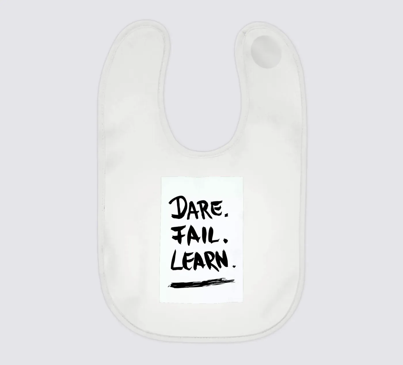 Dare. Fail. Learn. Babylätzchen von petiteCAPS